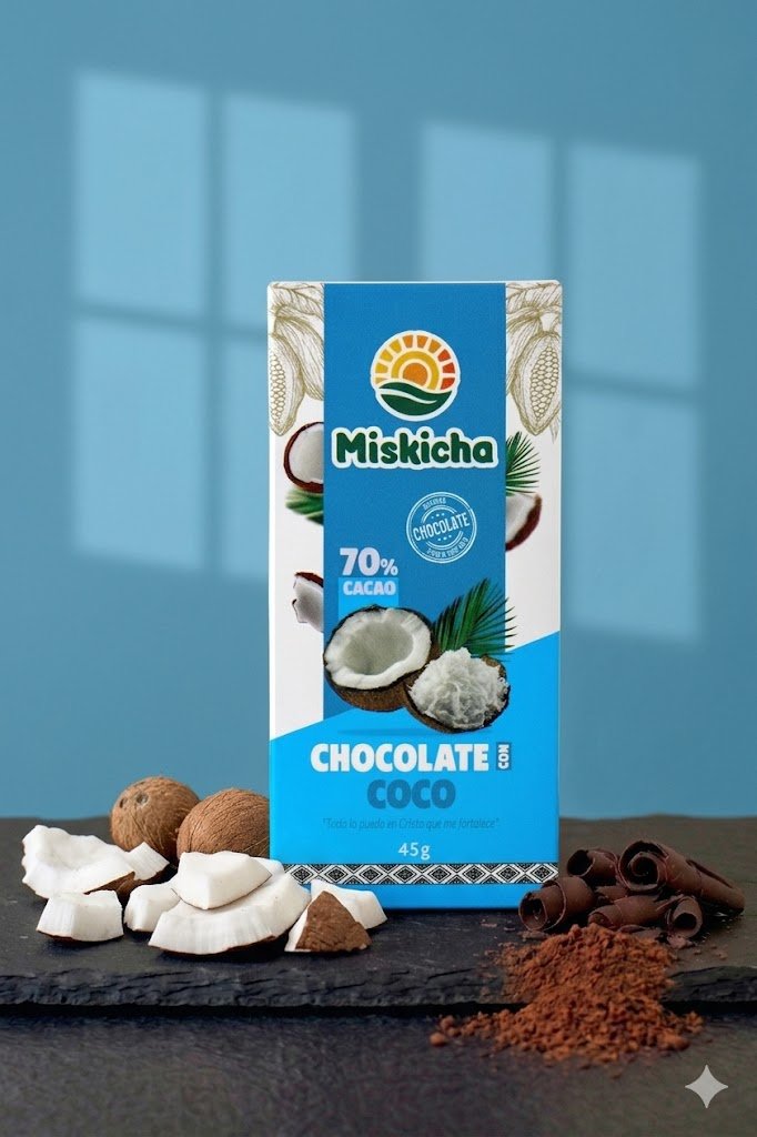 Chocolate 70% Coco rallado