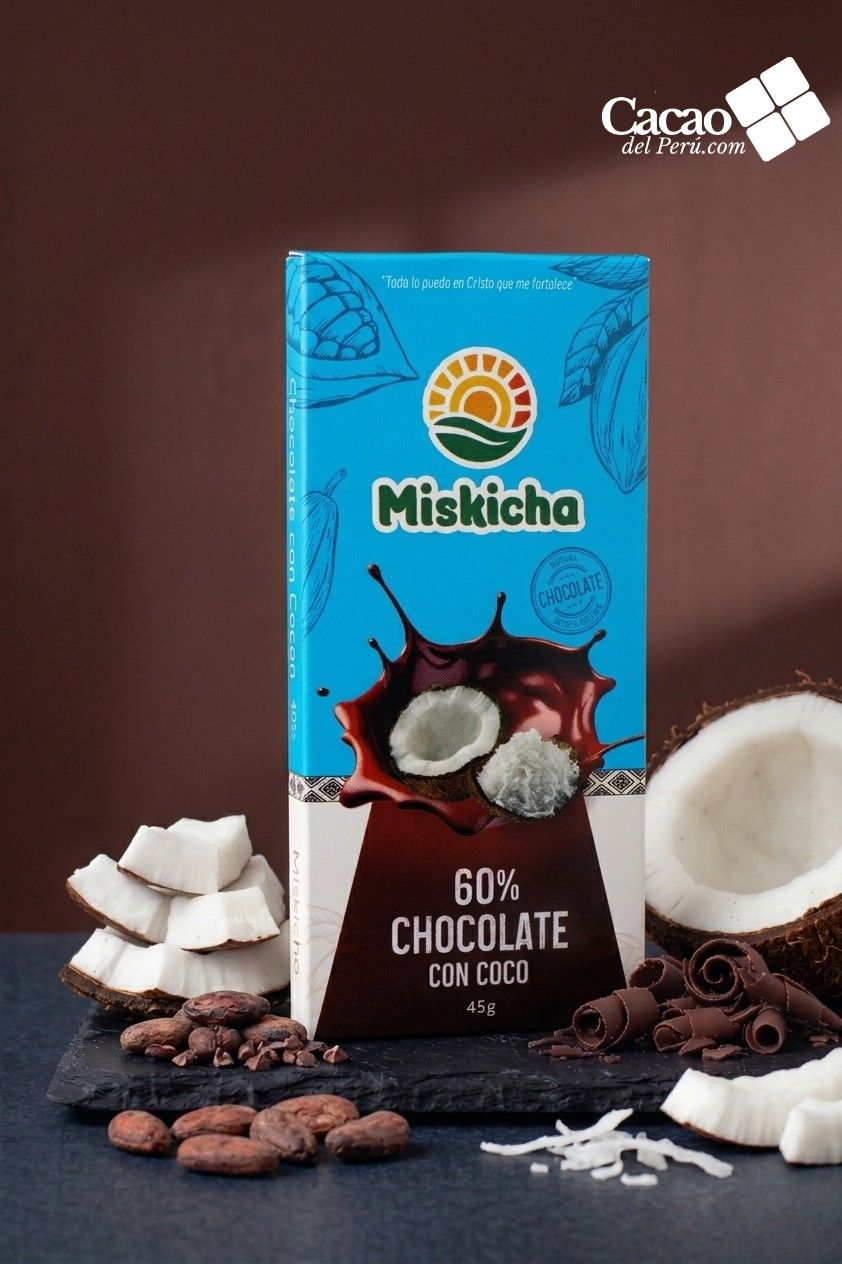 Chocolate 60% Coco rallado