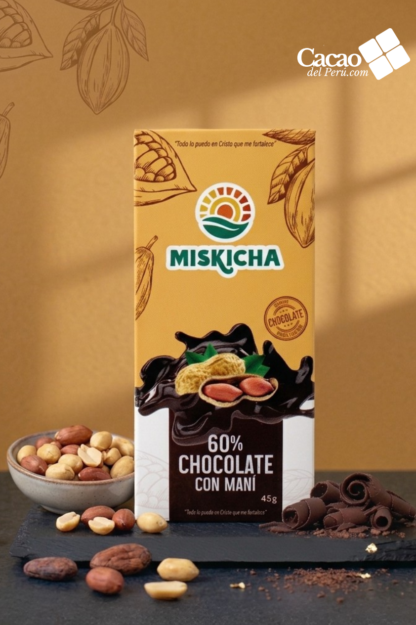 Chocolate 60% Maní