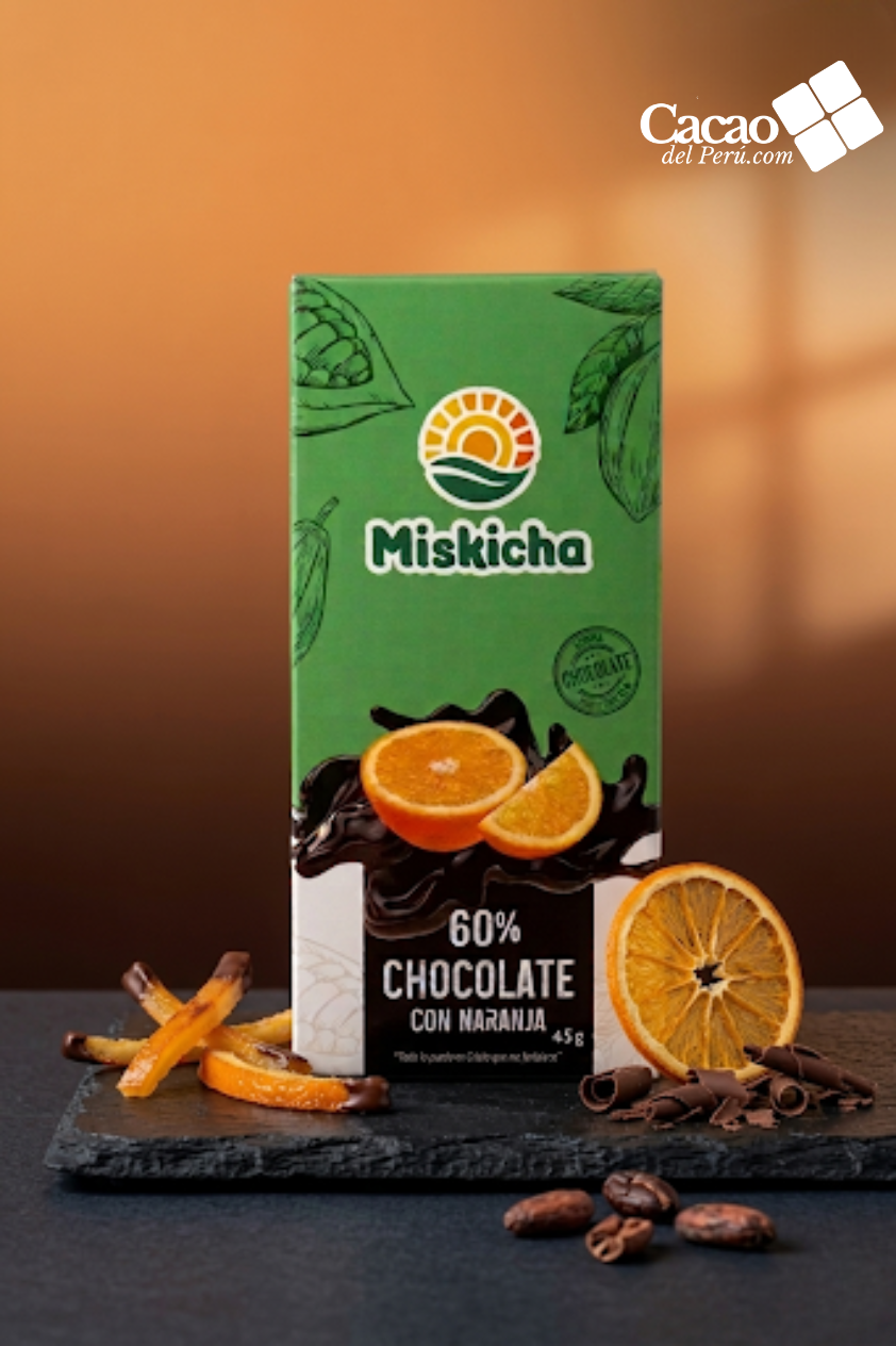 Chocolate 60% Naranja