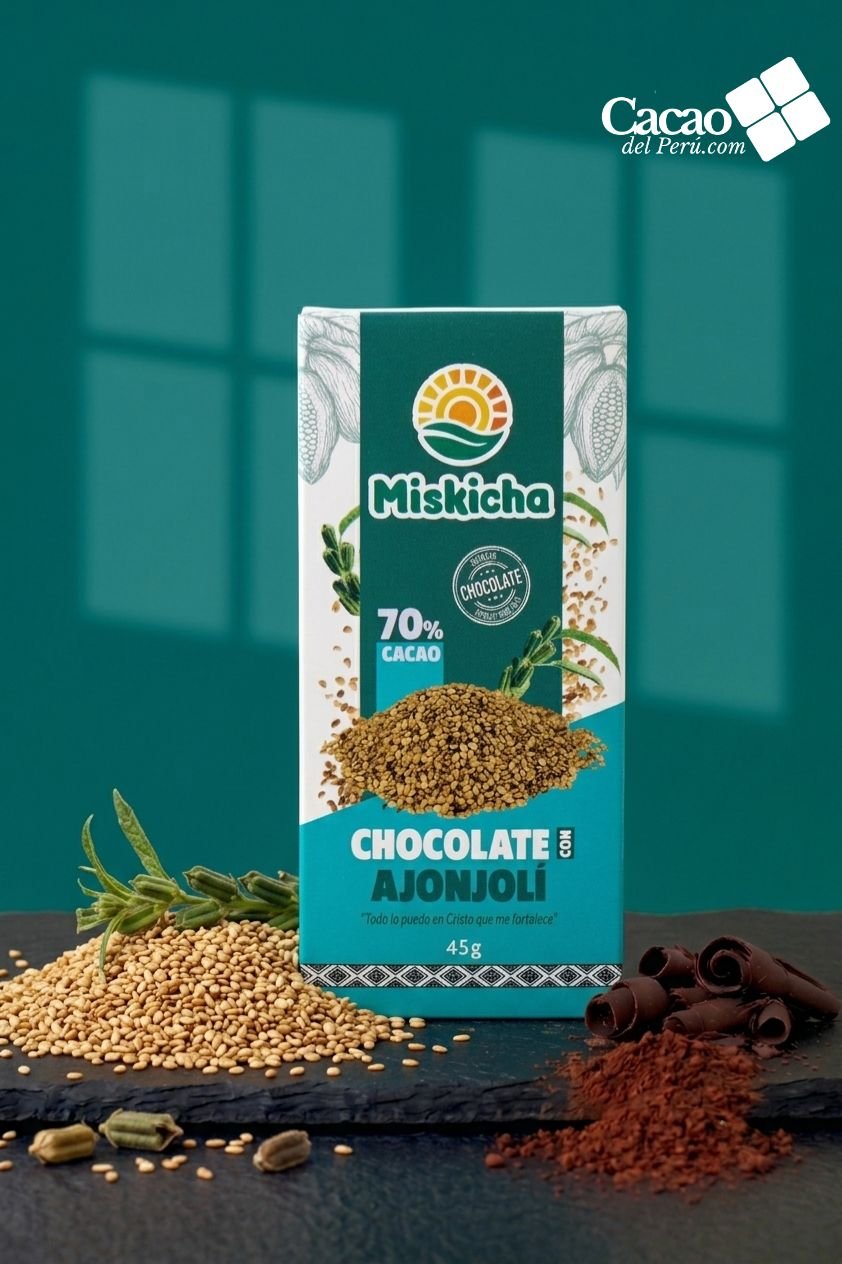 Chocolate 70% Ajonjolí