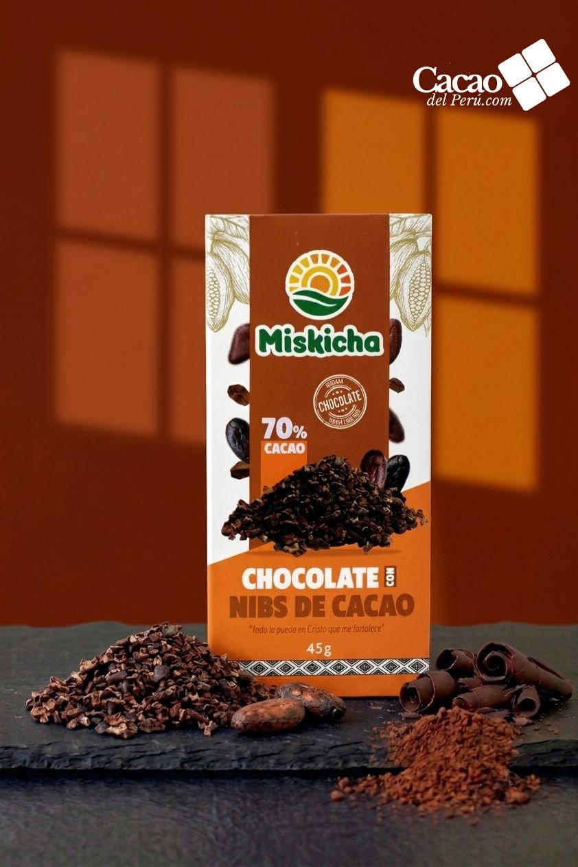 Chocolate 70% Nibs de cacao