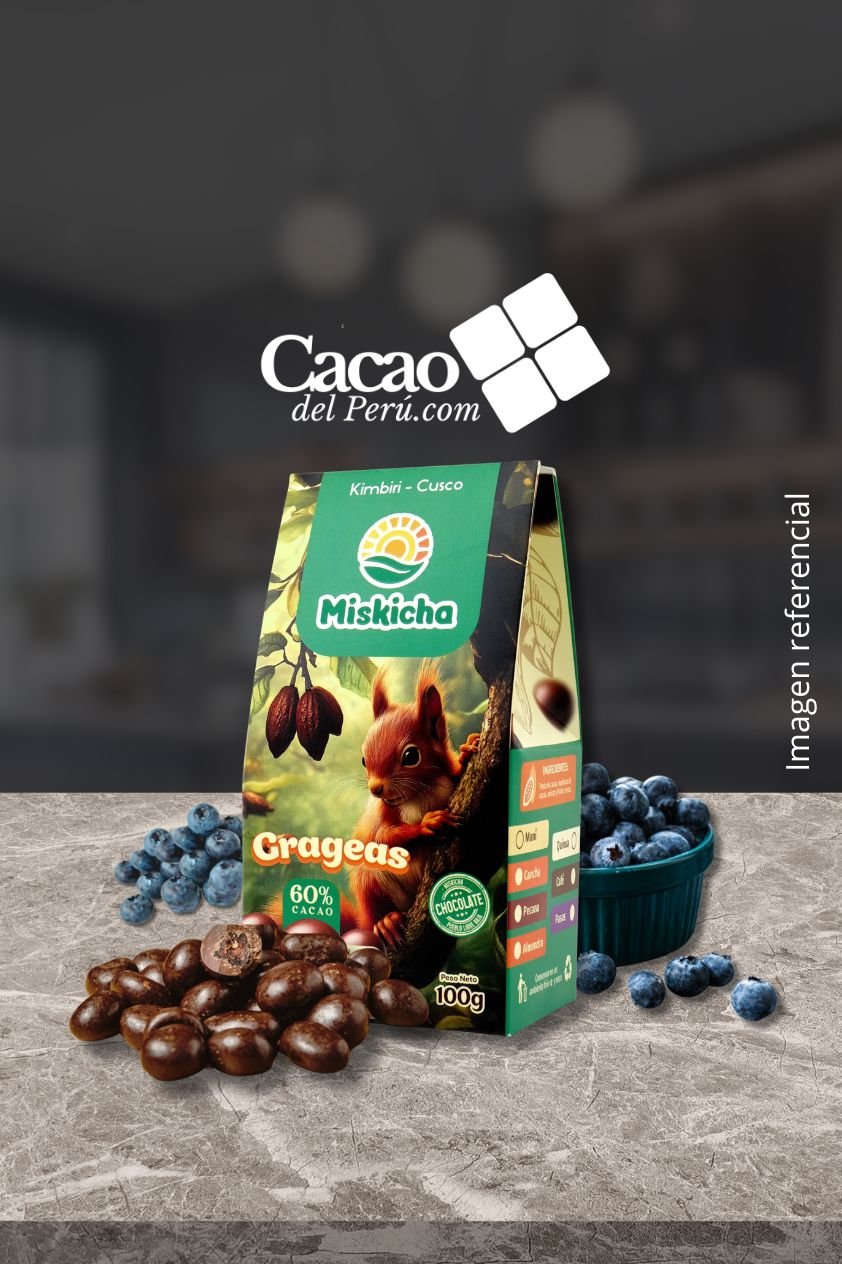 Grageas 60% 100 g Arándano