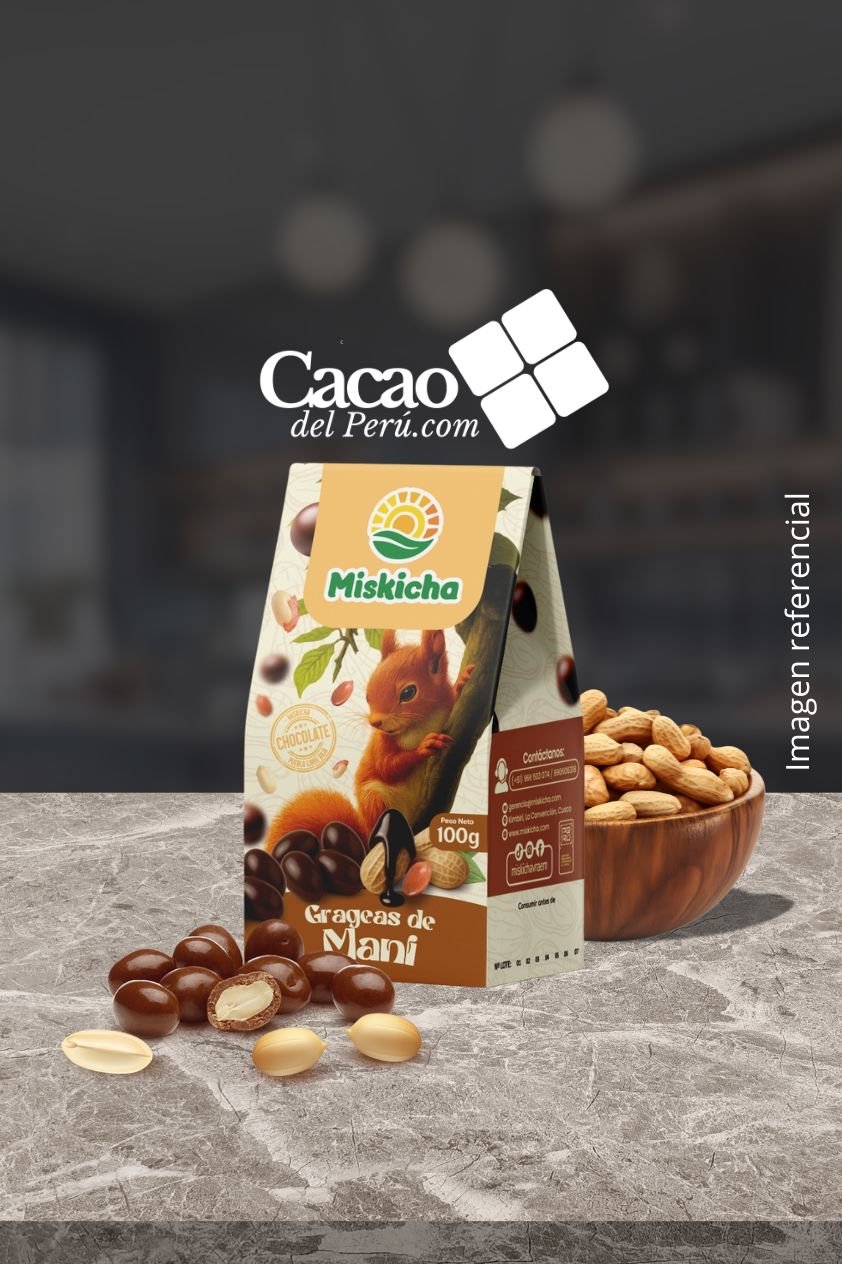 Grageas 60% 100 g Maní