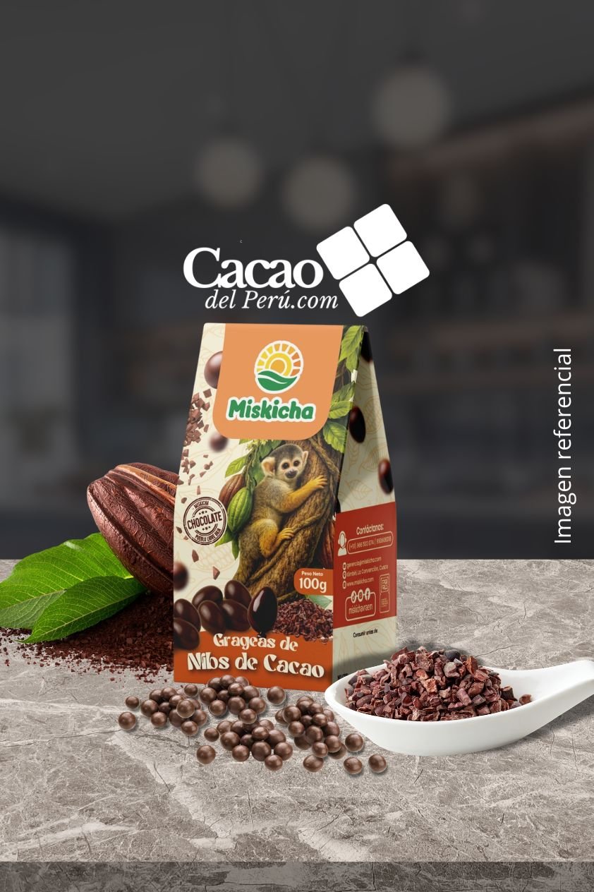 Grageas 60% 100 g Nibs de cacao