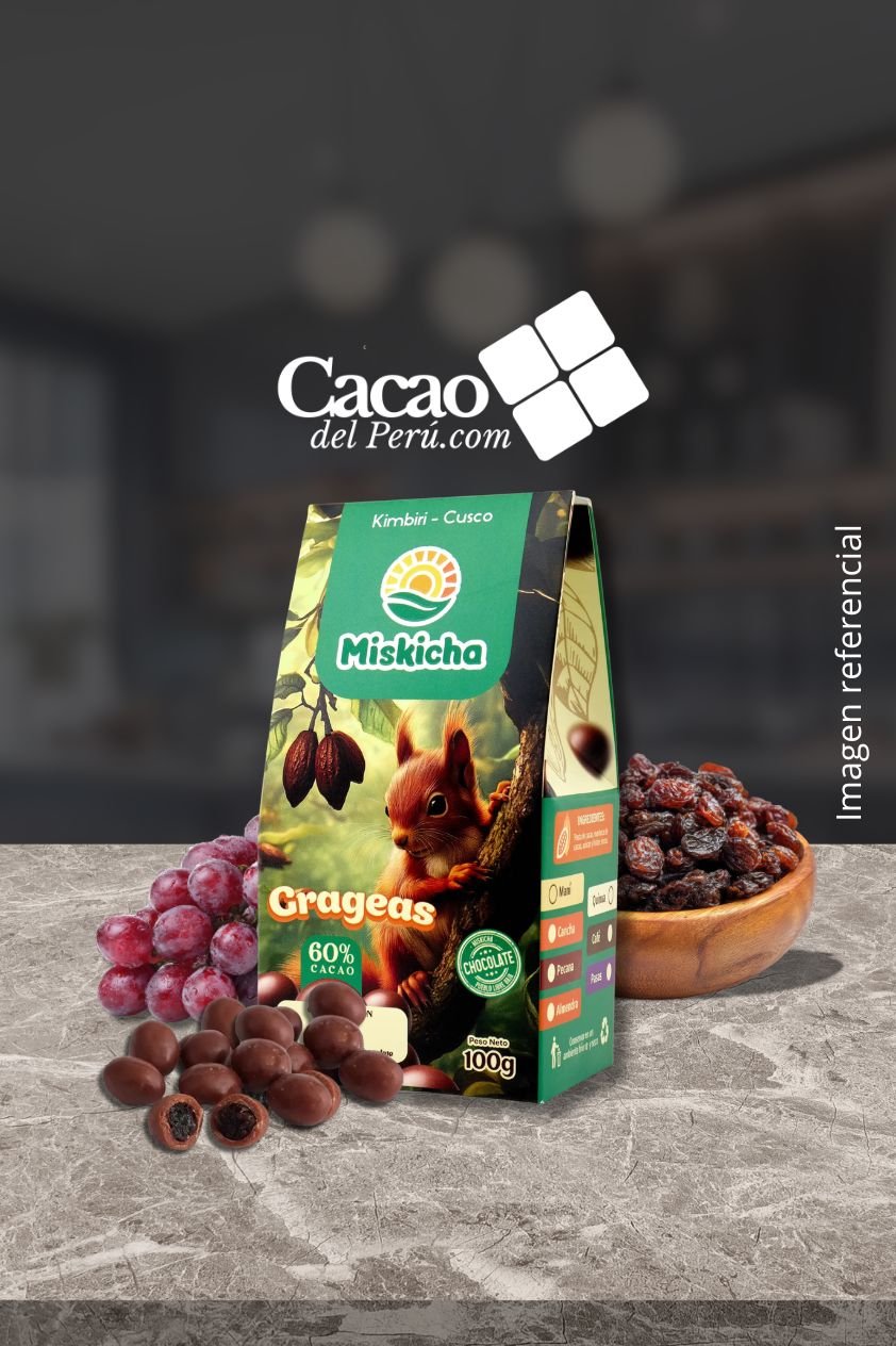 Grageas 60% 100 g Pasas