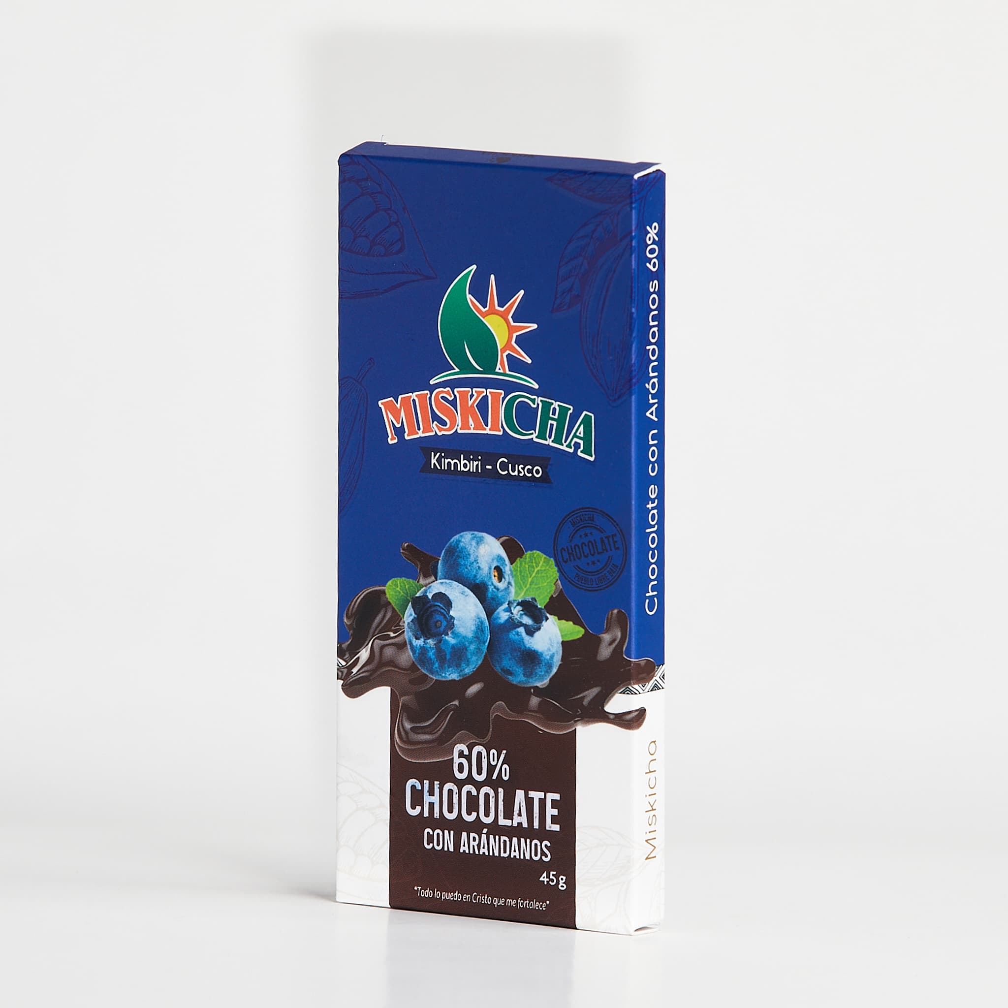 Chocolate con arándano 60% cacao - Imagen 3