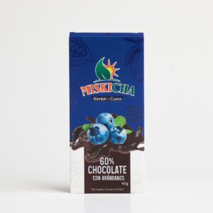 Chocolate con arándano 60% cacao