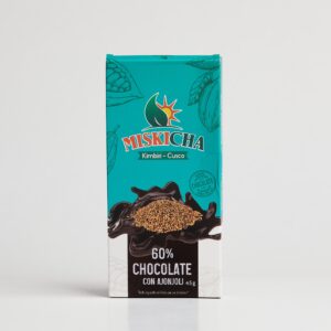 Chocolate con ajonjolí 60% cacao