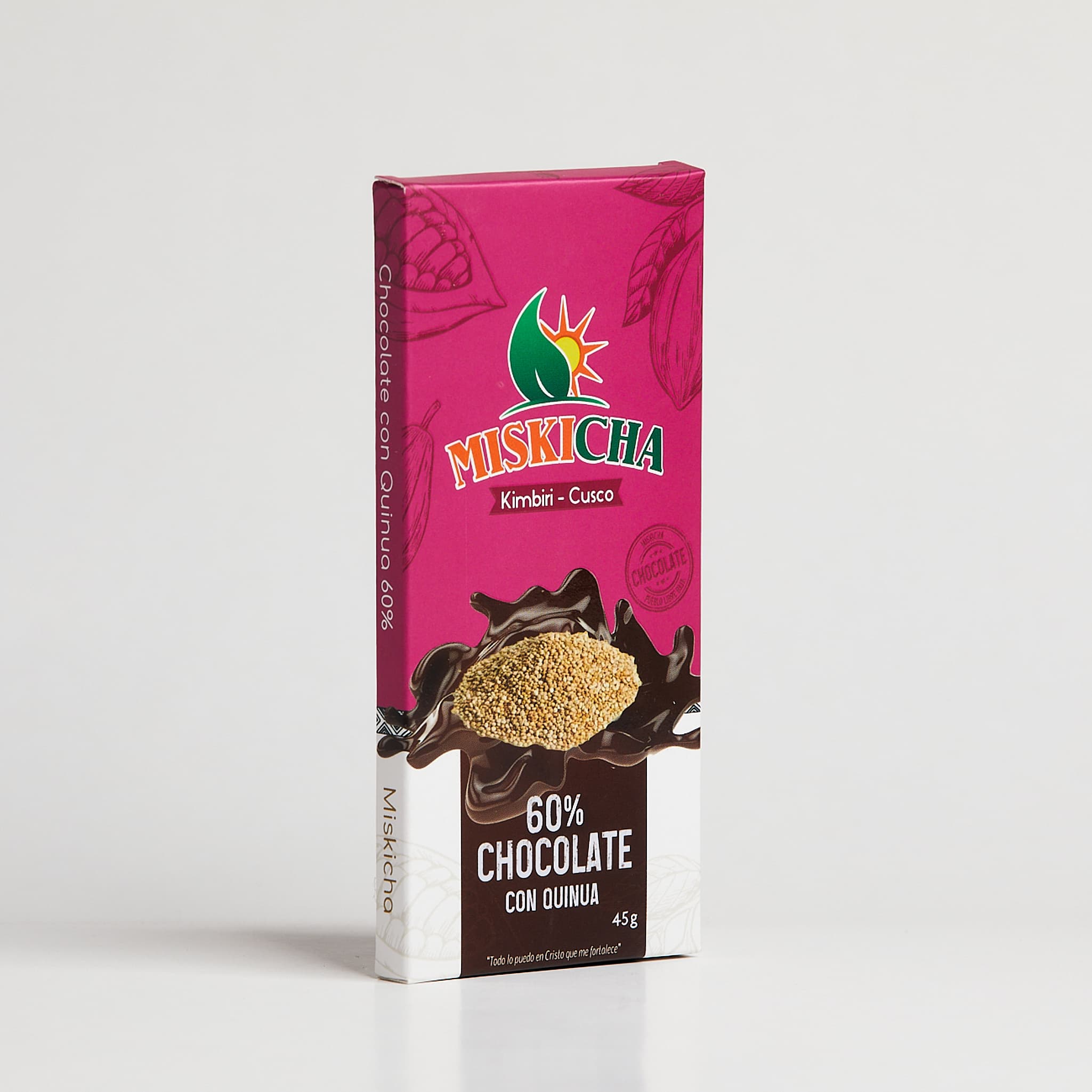 Chocolate con quinua 60% cacao - Imagen 2